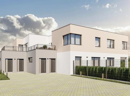 vizualizace pohled na projekt | Prodej - pozemek pro bydlení, 1 369 m²