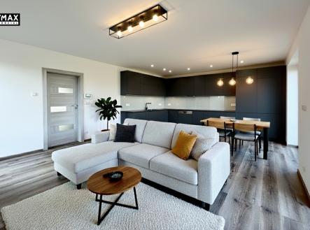 obývací pokoj - vizualizace | Prodej - dům/vila, 138 m²