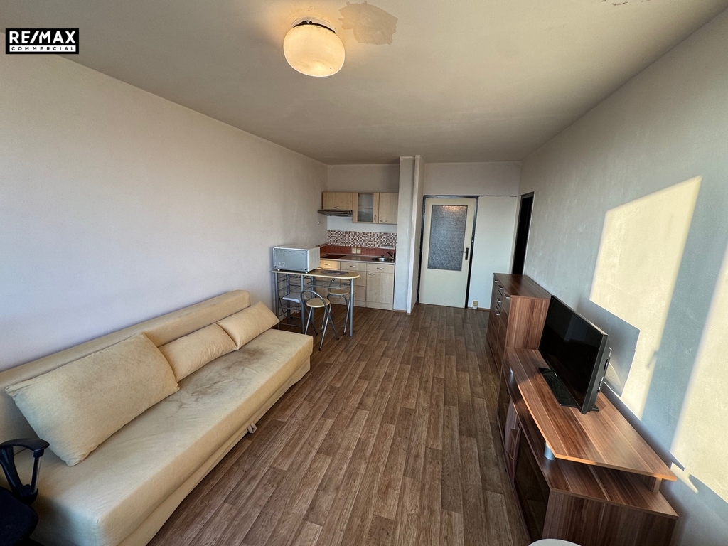 pokoj s kuchyňskou linkou