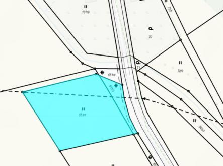pohled na pozemek z ptačí perspektivy | Prodej - pozemek pro bydlení, 2 240 m²