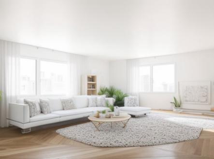 obývací pokoj - vizualizace | Prodej bytu, 5+kk, 160 m²
