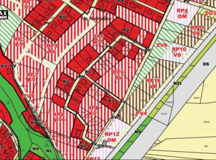 pohled na pozemek - zařazení v plochách | Prodej - pozemek pro bydlení, 1 397 m²