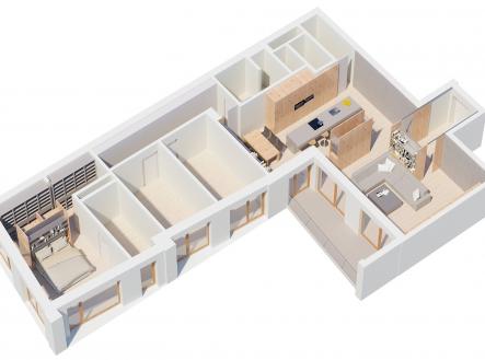 nadhled | Pronájem bytu, 4+kk, 158 m²