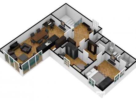 d6639fa9ae12d887007079aad5520c5a16f9fb90 | Pronájem bytu, 3+kk, 126 m²
