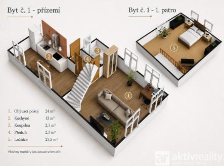 Byt č. 1 final | Prodej - dům/vila, 250 m²