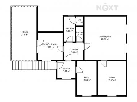 Prodej - dům/vila, 83 m²