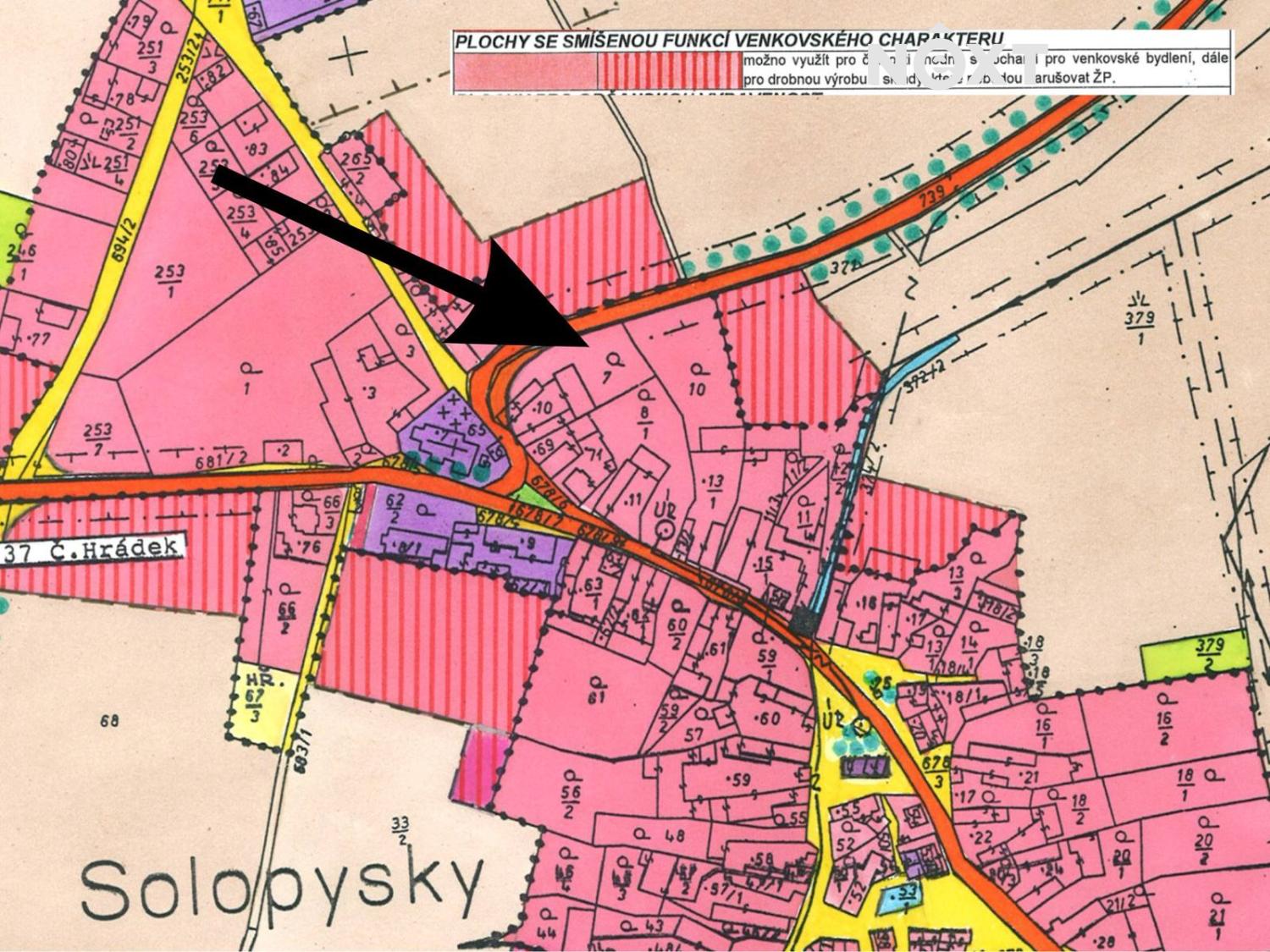 Prodej pozemek Bydlení, 968㎡|Kutná Hora, Středočeský kraj, Suchdol, 28502