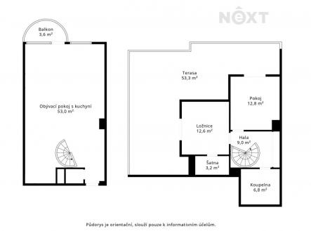 Prodej bytu, 3+kk, 155 m²