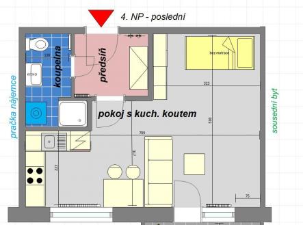 byt 1kk Horni lan.jpg | Pronájem bytu, 1+kk, 54 m²