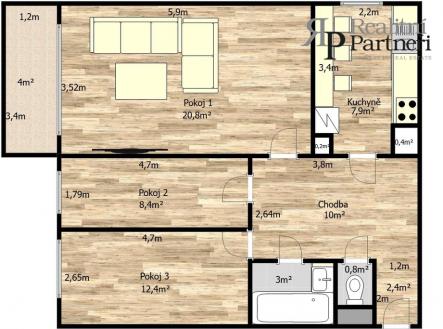 projekt.jpg | Prodej bytu, 3+1, 67 m²