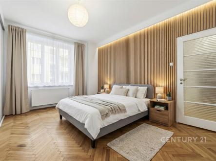 ložnice vizualizace | Pronájem bytu, 4+1, 93 m²