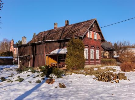 pohled ze zahrady | Prodej - chata/rekreační objekt, 120 m²