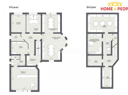 4 | Prodej - dům/vila, 370 m²