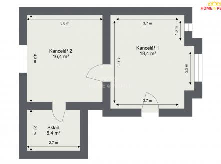 3 | Pronájem - jiné, 40 m²