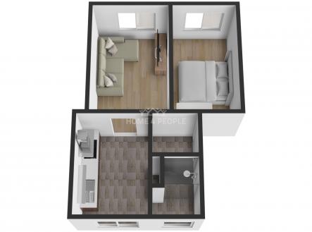 12 | Pronájem bytu, 2+1, 52 m²