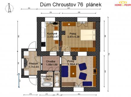 4 | Prodej - dům/vila, 84 m²