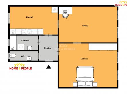 2 | Prodej bytu, 2+1, 80 m²