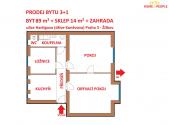 Prodej bytu, 3+1, 89 m²