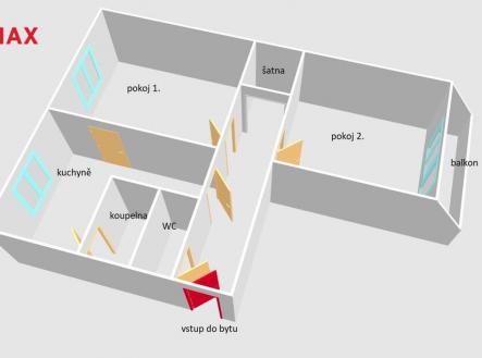 1-pudorys.jpg | Prodej bytu, 2+1, 56 m²