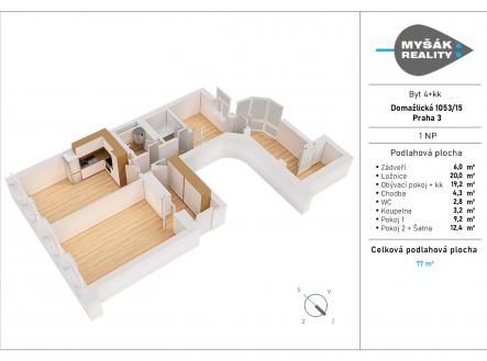 foto: 2 | Prodej bytu, 4+kk, 85 m²