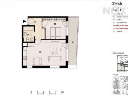 Prodej bytu, 2+kk, 65 m²