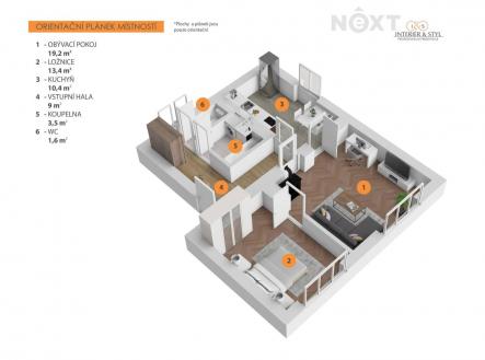 Prodej bytu, 2+1, 65 m²