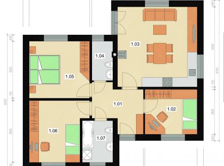 Bez popisku | Prodej - dům/vila, 80 m²