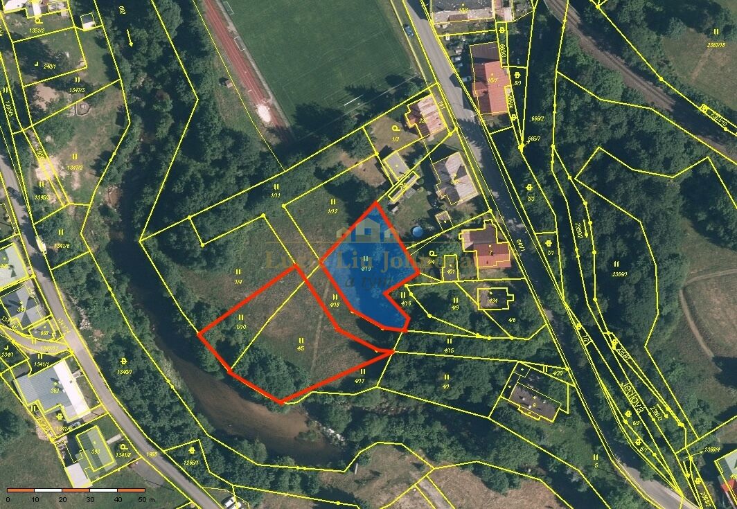 Prodej stavebních pozemků o výměře 2.485 m2, Josefův Důl, okres Jablonec nad Nisou