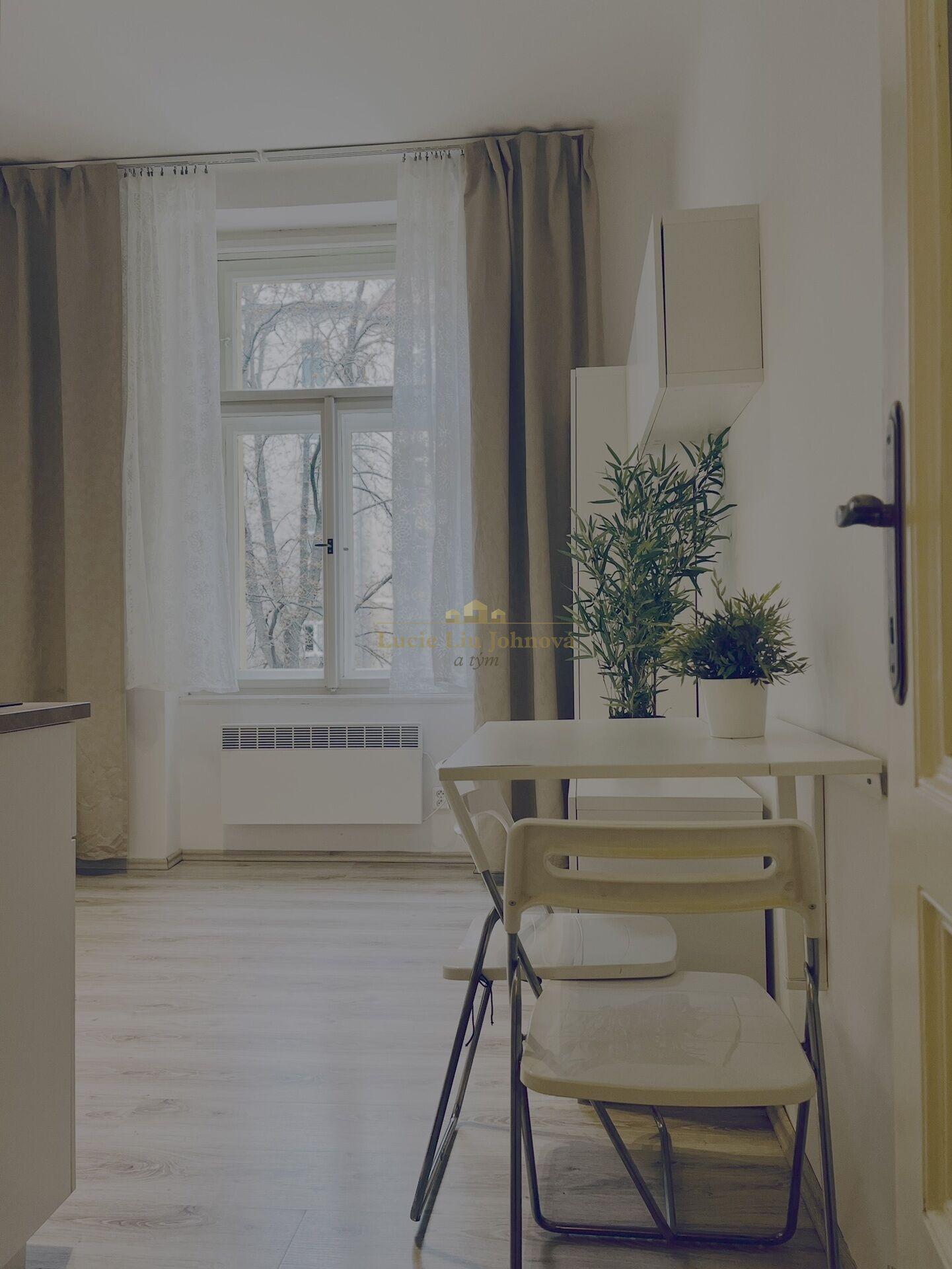 Pronájem bytu 1+kk, 19 m², Praha 10 – Vršovice, ulice Na Spojce