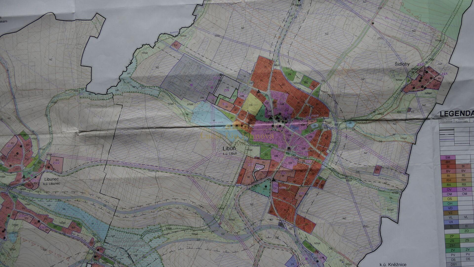 Prodej stavebního pozemku, 1284 m2, obec Libuň, okr. Jičín