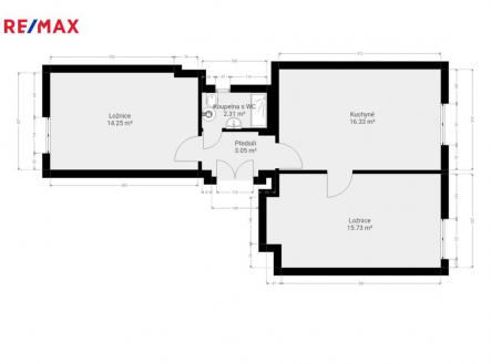 Prodej bytu, 3+kk, 52 m²