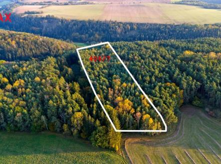 krasov11-hranice.jpg | Prodej - pozemek, les, 35 057 m²