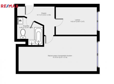 nadrazni-360-pribram-neokotovane.jpg | Pronájem bytu, 2+kk, 42 m²