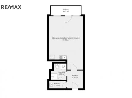 internacionalni-1225-19-neokotovany.jpg | Pronájem bytu, 1+kk, 41 m²
