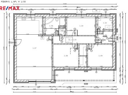 půdorys | Prodej - dům/vila, 119 m²