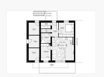 . | Prodej bytu, 3+kk, 73 m²