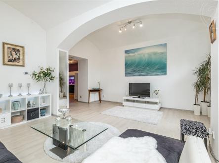 Obývák pohled č. 1 | Prodej bytu, 3+1, 114 m²