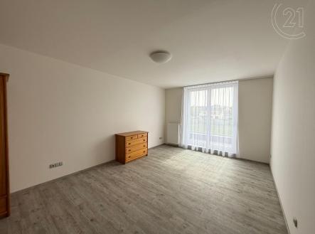 Ložnice se vstupem na terasu | Pronájem bytu, 1+1, 54 m²