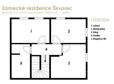 . | Prodej bytu, 4+kk, 132 m²