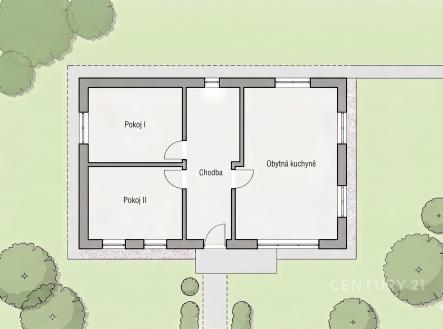 Plán budovy | Prodej - dům/vila, 97 m²