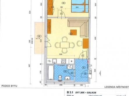 fotografie | Pronájem bytu, 2+kk, 47 m²