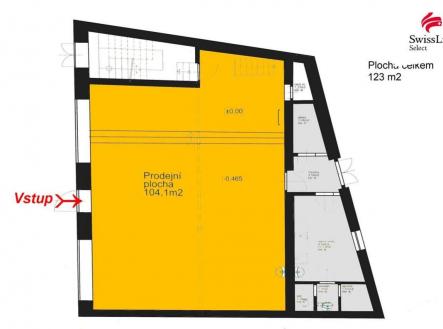 fotografie | Pronájem - obchodní prostor, 123 m²