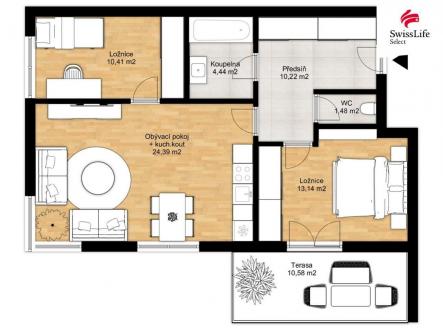 fotografie | Prodej bytu, 3+kk, 75 m²