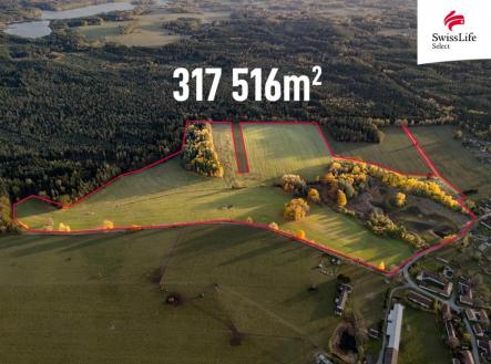 fotografie | Prodej - pozemek, zemědělská půda, 317 516 m²