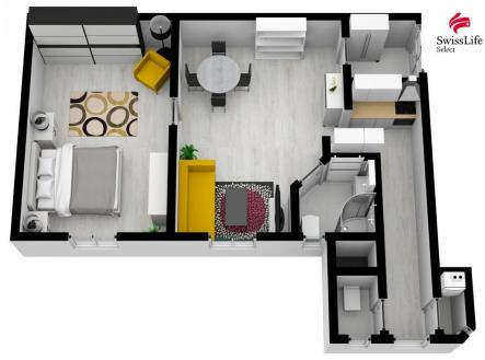 fotografie | Pronájem bytu, 2+kk, 55 m²