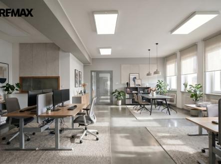 Vizualizace - návrh | Pronájem - kanceláře, 67 m²