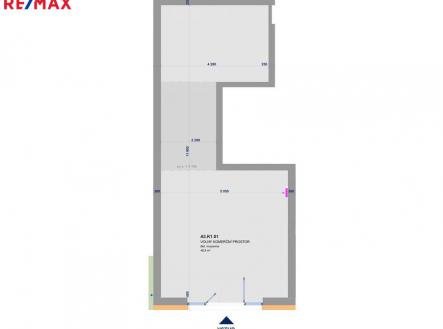 Prodej - kanceláře, 47 m²