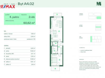 byt-a4-02.jpg | Prodej bytu, 2+kk, 70 m²