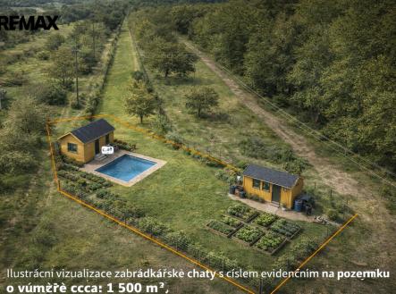 zelkov-foto-vizulaizace-stara-chata.png | Prodej - pozemek, zahrada, 1 500 m²