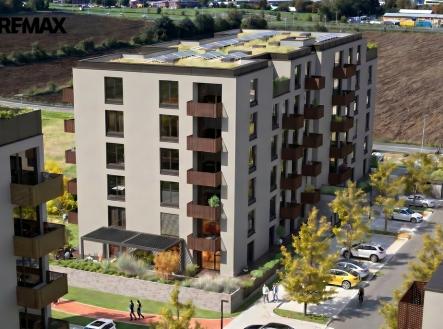 Vizualizace terasy | Prodej bytu, 2+kk, 117 m²